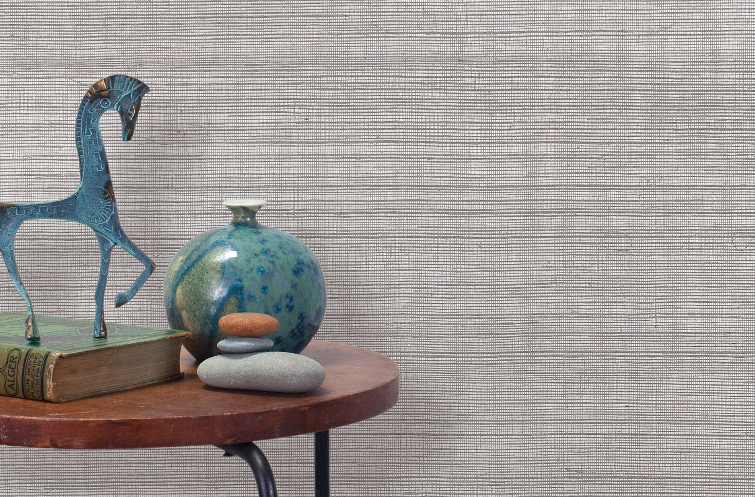 Silver Metallic Sisal Agave Wallpaper - twenty2 LLC - twenty2 grasscloth