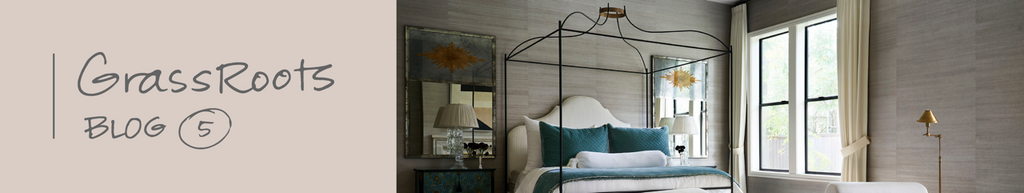 How to Style Rooms with Grasscloth Wallpaper